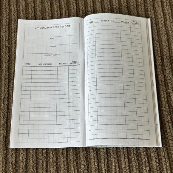 Checkbook Transaction Register 2025 2026 2027 Calendar Check Book Register - Picture 4 of 5